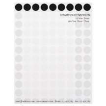 白の任意のカラー水玉模様パターンのカスタマイズ