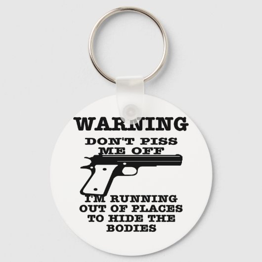 白の体 キーホルダー (正面)