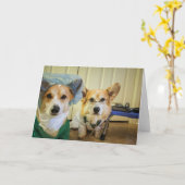 白の医療チームのグリーティングカード カード (黄色い花)