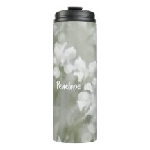 白の印象派の植物芸術と名前