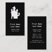 白の古い家、 名刺 (正面/裏面)