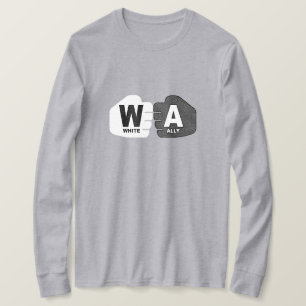 白の同盟国のスウェットシャツ Tシャツ