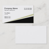 白の名刺テンプレートの三角形 名刺 (正面/裏面)