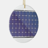 白の太陽電池パネル セラミックオーナメント (右)