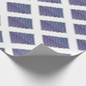 白の太陽電池パネル ラッピングペーパー (角)