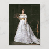 白の女性 ポストカード (正面)