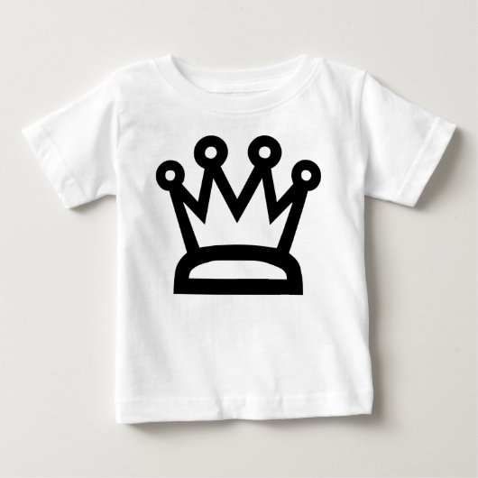 白の女王 ベビーTシャツ (正面)
