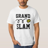 白の安いテニスのTシャツの男性への女性及び子供 Tシャツ (正面)