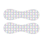 白の対称グラデーショ市松模様にン・パターン・フレーム 野球ボール (パネル)