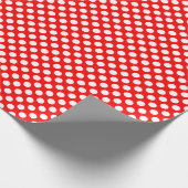 白の小さいサイズの水玉模様 ラッピングペーパー (角)