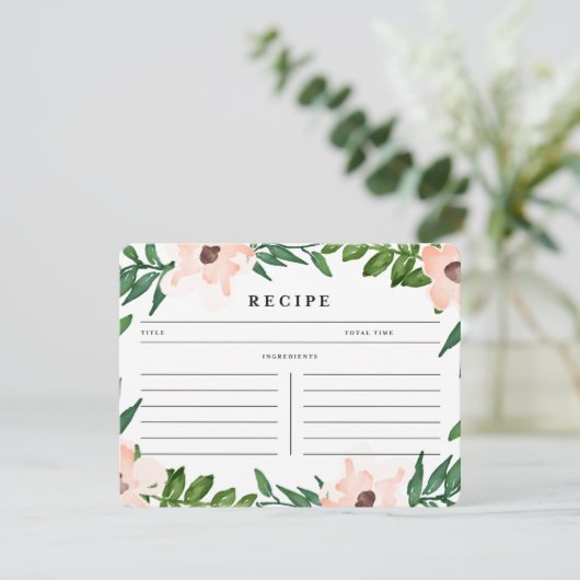 白の庭 |レシピカード (スタンド正面)