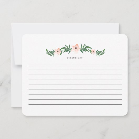 白の庭 |レシピカード (裏面)