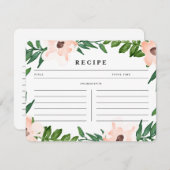 白の庭 |レシピカード (正面/裏面)