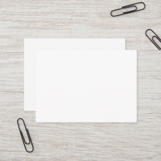 白の強力な名刺 名刺 (正面/裏面インサイチュ)