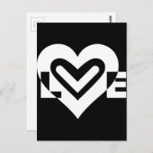 白の愛 ポストカード (正面/裏面)