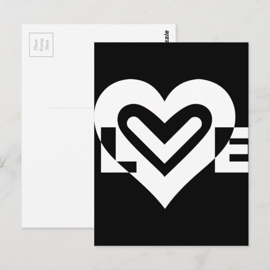 白の愛 ポストカード (正面/裏面)