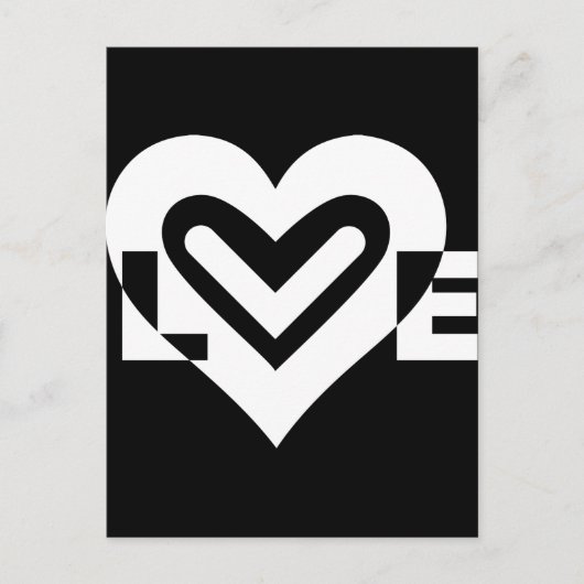 白の愛 ポストカード (正面)