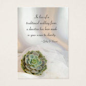 白の慈善に結婚甘い緑 (正面)