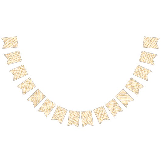 白の日泥布アフリカパターンのパス バンティングフラッグ (全)