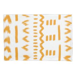 白の日泥布アフリカパターンのパス 枕カバー