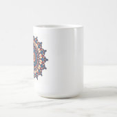白の曼荼羅 コーヒーマグカップ (中央)