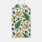 白の森の実葉、とバグ ギフトタグ (正面)