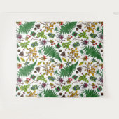 白の森の実葉、とバグ タペストリー (正面(横))