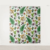 白の森の実葉、とバグ タペストリー (正面)