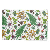 白の森の実葉、とバグ 枕カバー (裏面-左)