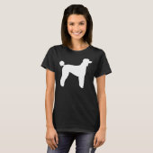 白の標準ポドルシルエットS Tシャツ (正面フル)