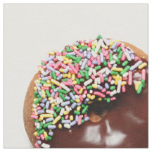 白の正気でないドーナツ、ヤード生地