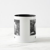 白の水仙の素敵な写真 マグカップ (中央)