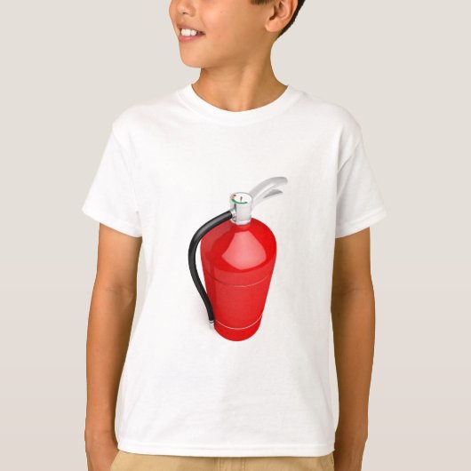 白の消火器 Tシャツ (正面)