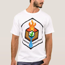 白の炭素吸着Tシャツ