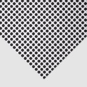 白の点（黒）ティッシュペーパー 薄葉紙 (詳細)