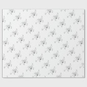 白の無人機 ラッピングペーパー (フラット)