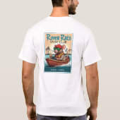 白の短袖Tシャツ Tシャツ (裏面)