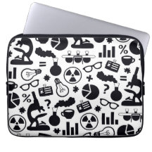 白の科学パターン黒