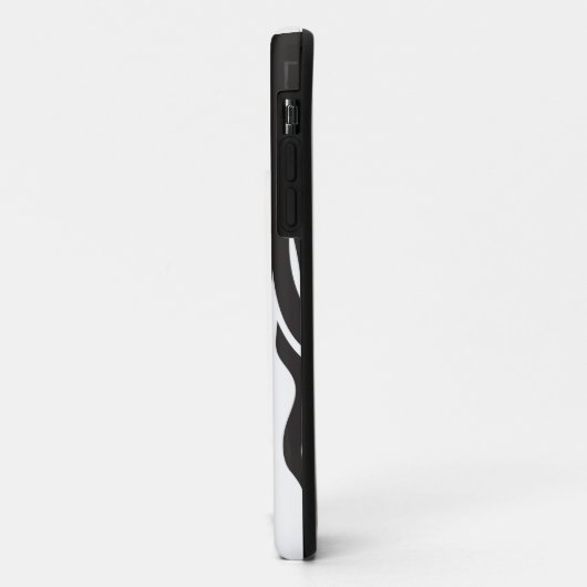 白の種族のCthulhuのiPhone 5/5Sの場合の黒 Case-Mate iPhoneケース (裏面/左)