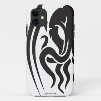 白の種族のCthulhuのiPhone 5/5Sの場合の黒 iPhone 11 ケース