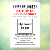 白の窓用フィルムおばけのハロウィンセール ウィンドウサイン (シート3)