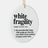 白の脆弱性の定義 セラミックオーナメント (右)