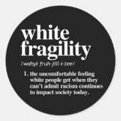 白の脆弱性の定義 ラウンドシール (正面)