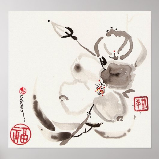 白の花 ポスター (正面)