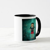 白の覇権はテロリズムのマグ マグカップ (正面右)