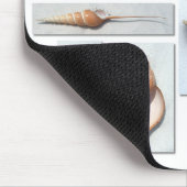 白の貝 マウスパッド (コーナー)