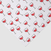 白の赤ワインガラスパターン 薄葉紙 (詳細)