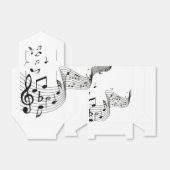 白の音楽ノート フェイバーボックス (折り畳みなし)