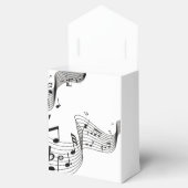 白の音楽ノート フェイバーボックス (オープン)