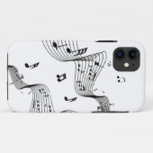 白の音符 Case-Mate iPhoneケース (裏面(横))